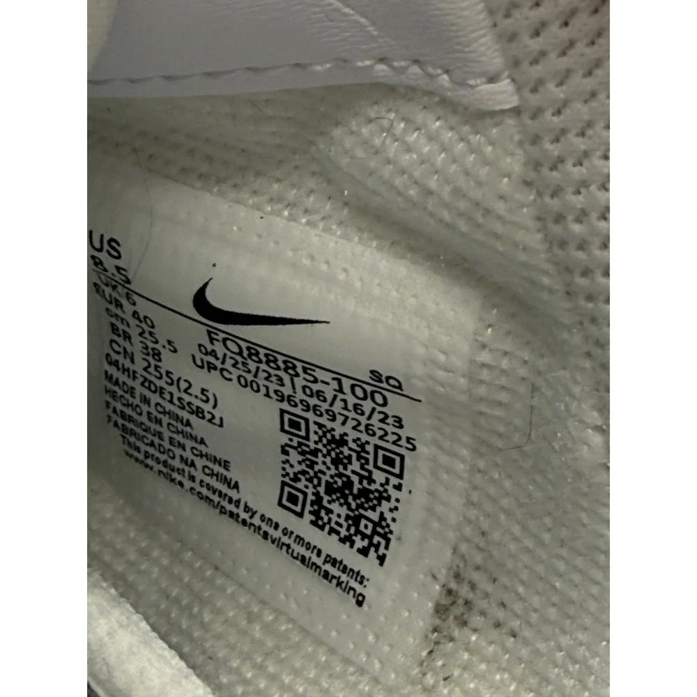 Nike Air Force 1 Shadow White Siren Red‎ Volt Sneakers FQ8885-100 Womens 8.5